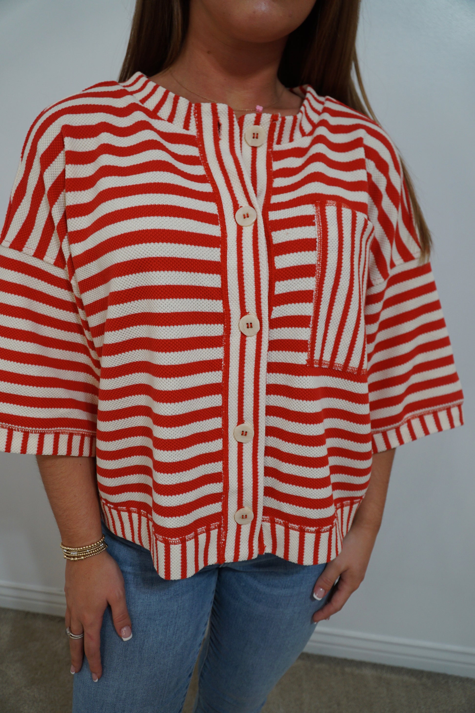 Candy Cane Land Top