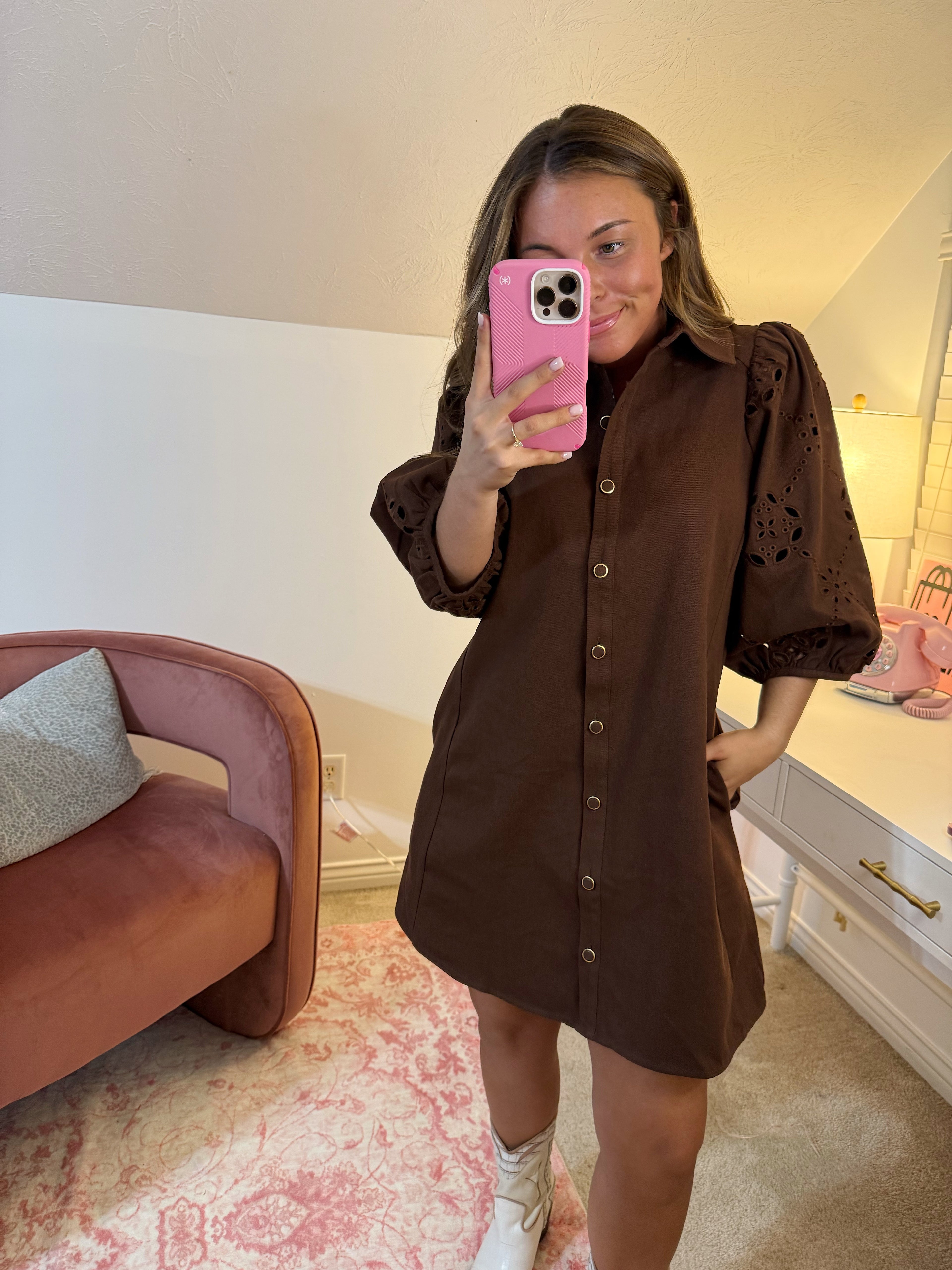 Pick Of The Patch Mini Dress