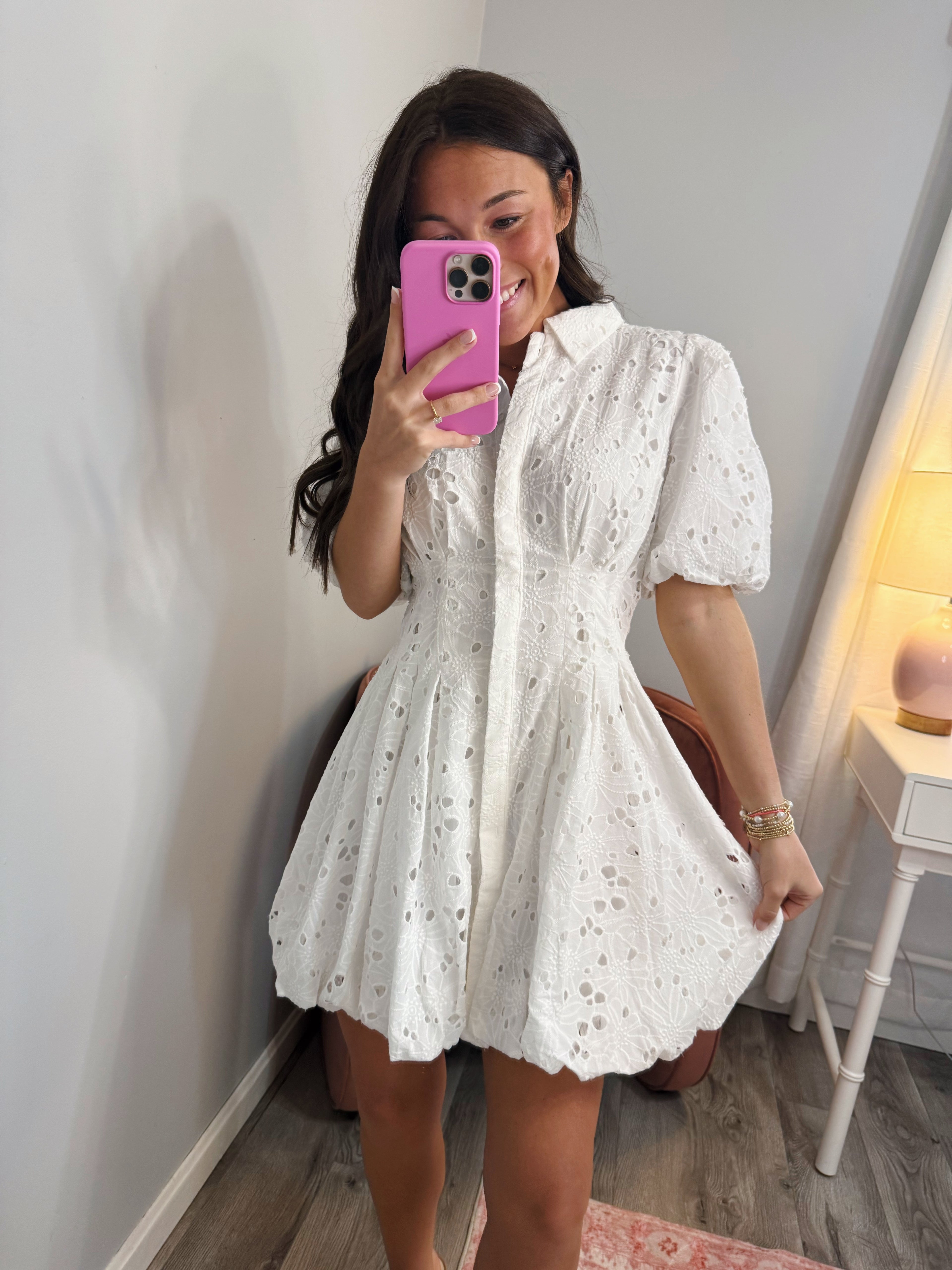 Happily Ever After Bubble Mini Dress