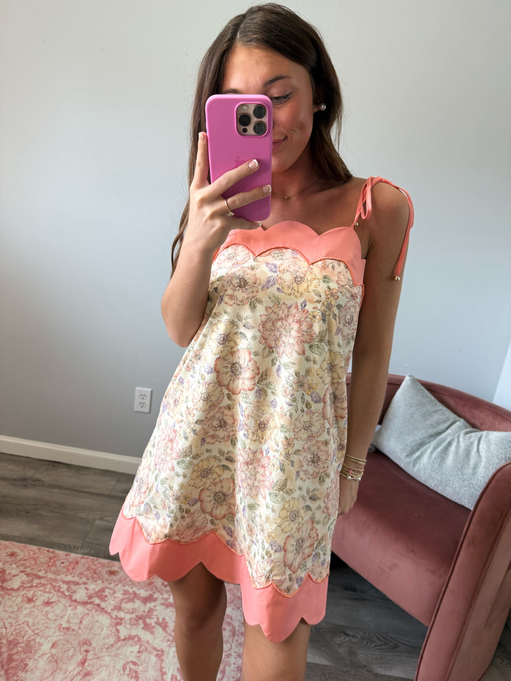 Just Peachy Mini Dress