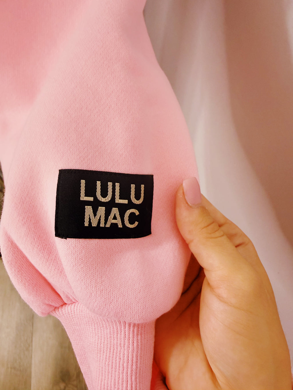 LULU MAC Camo Pink Sweatshirt