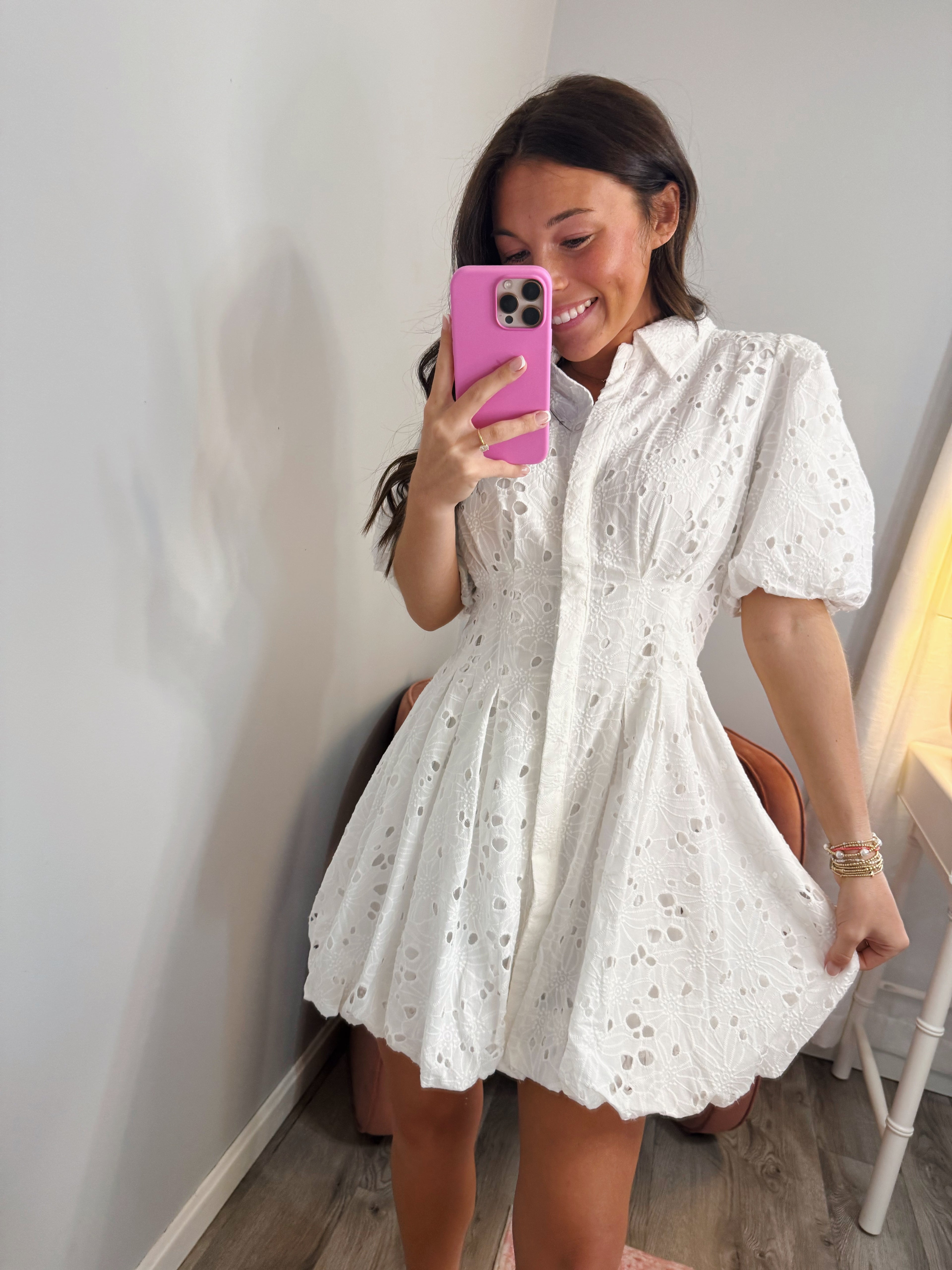 Happily Ever After Bubble Mini Dress