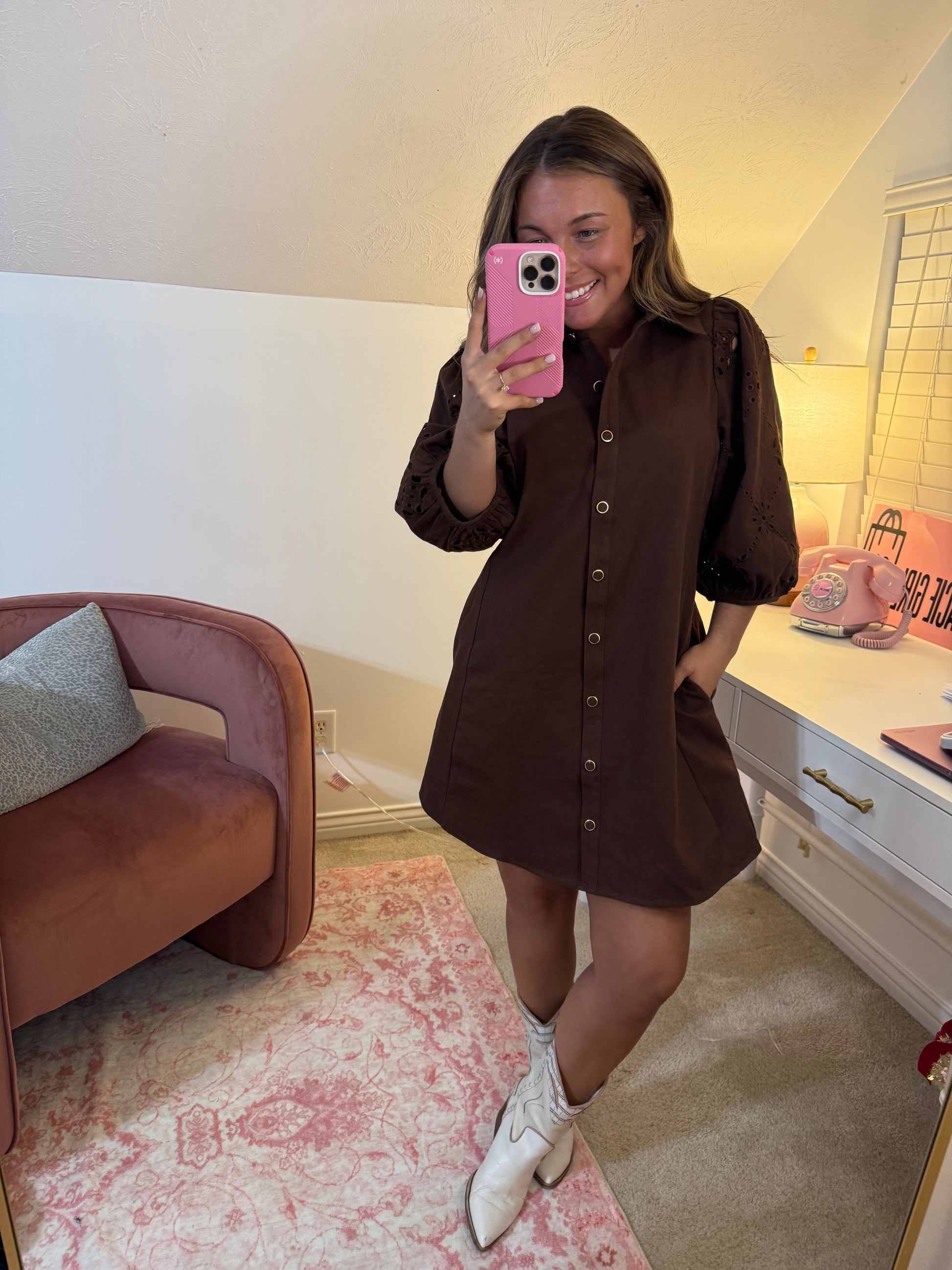 Pick Of The Patch Mini Dress
