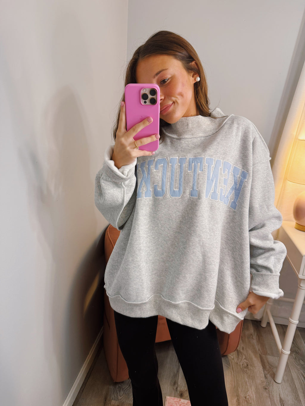 My Old Kentucky Home Mock Neck Sweatshirt