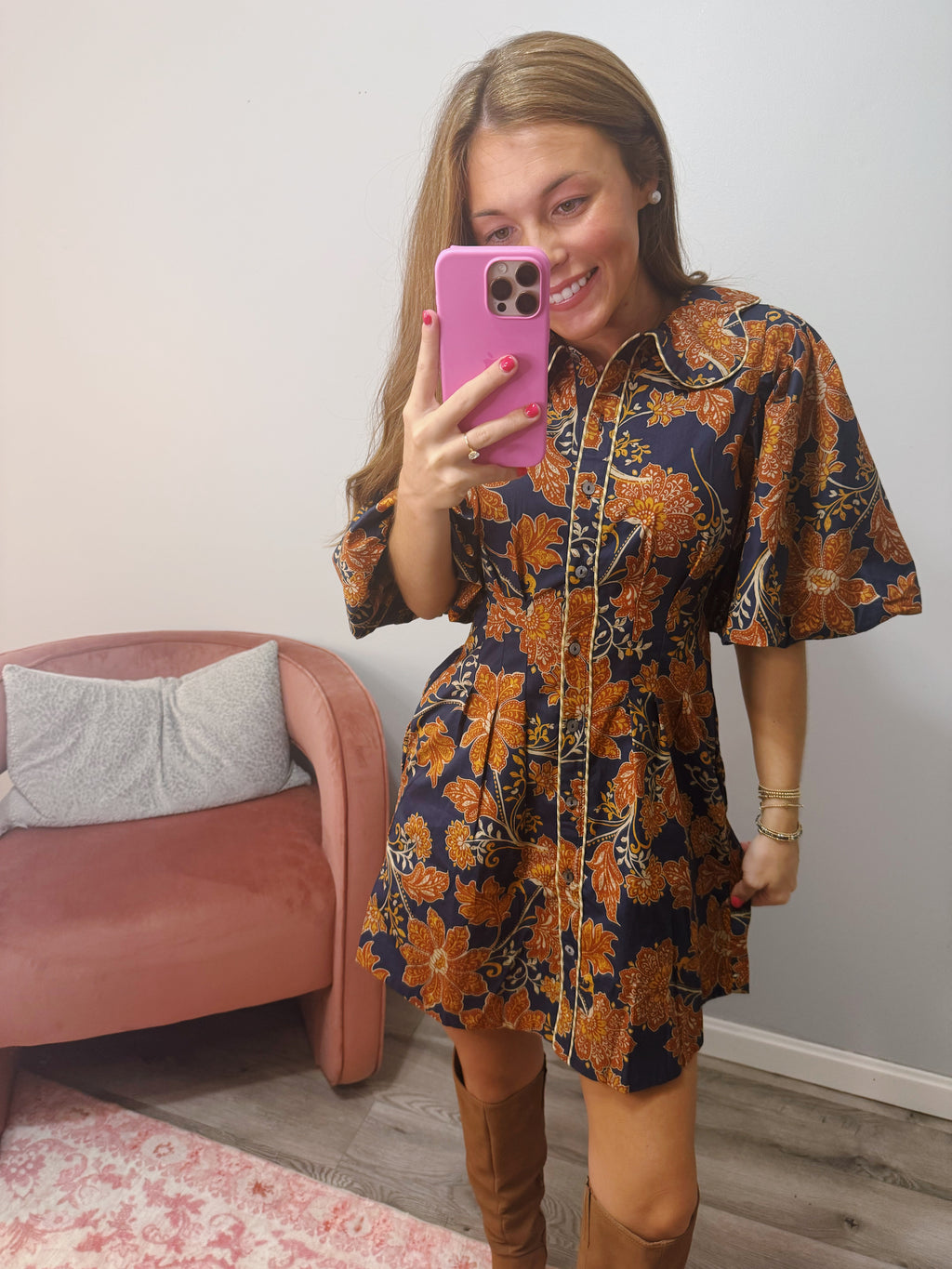 Pumpkin Spice Latte Bubble Dress