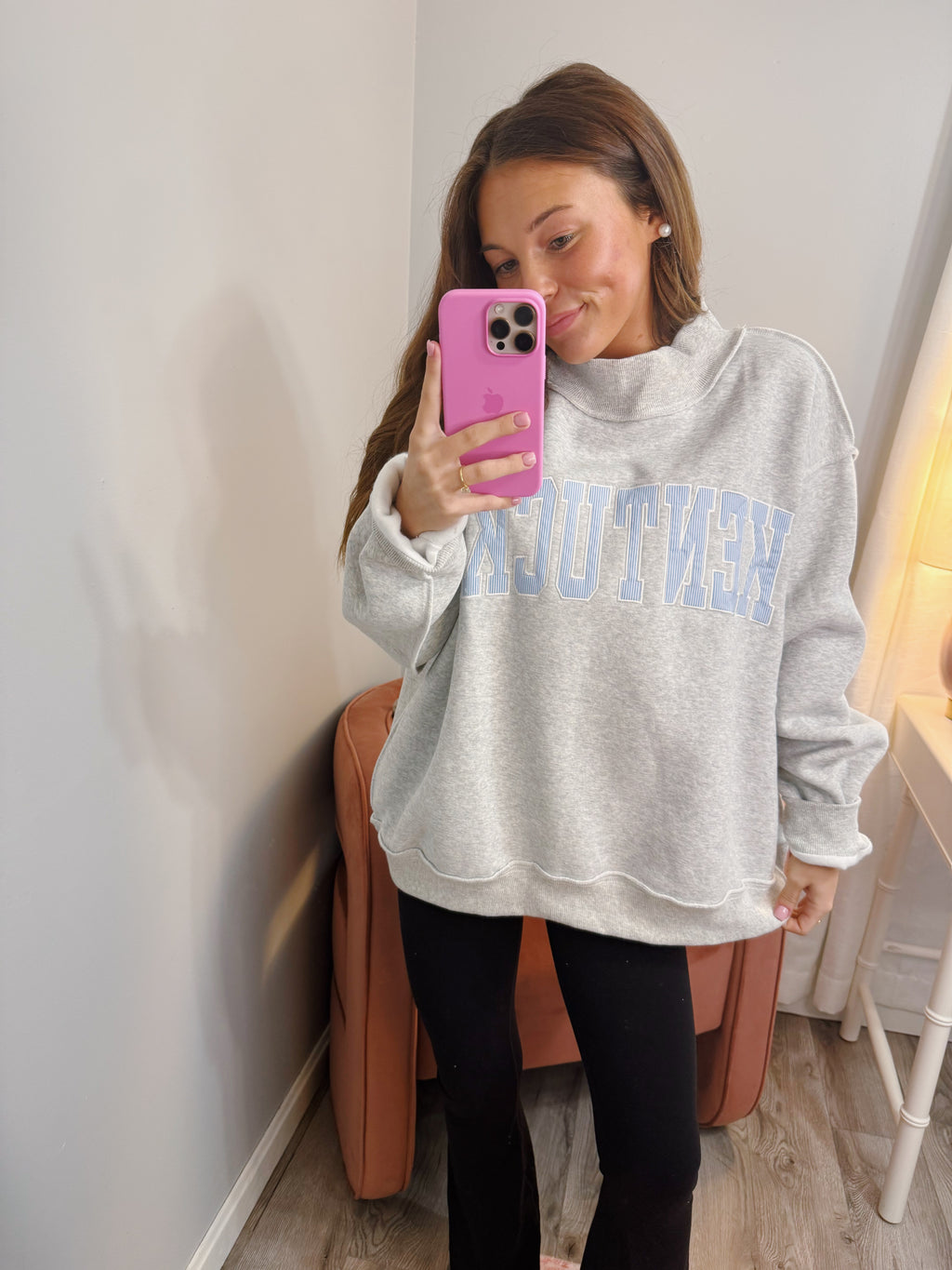My Old Kentucky Home Mock Neck Sweatshirt