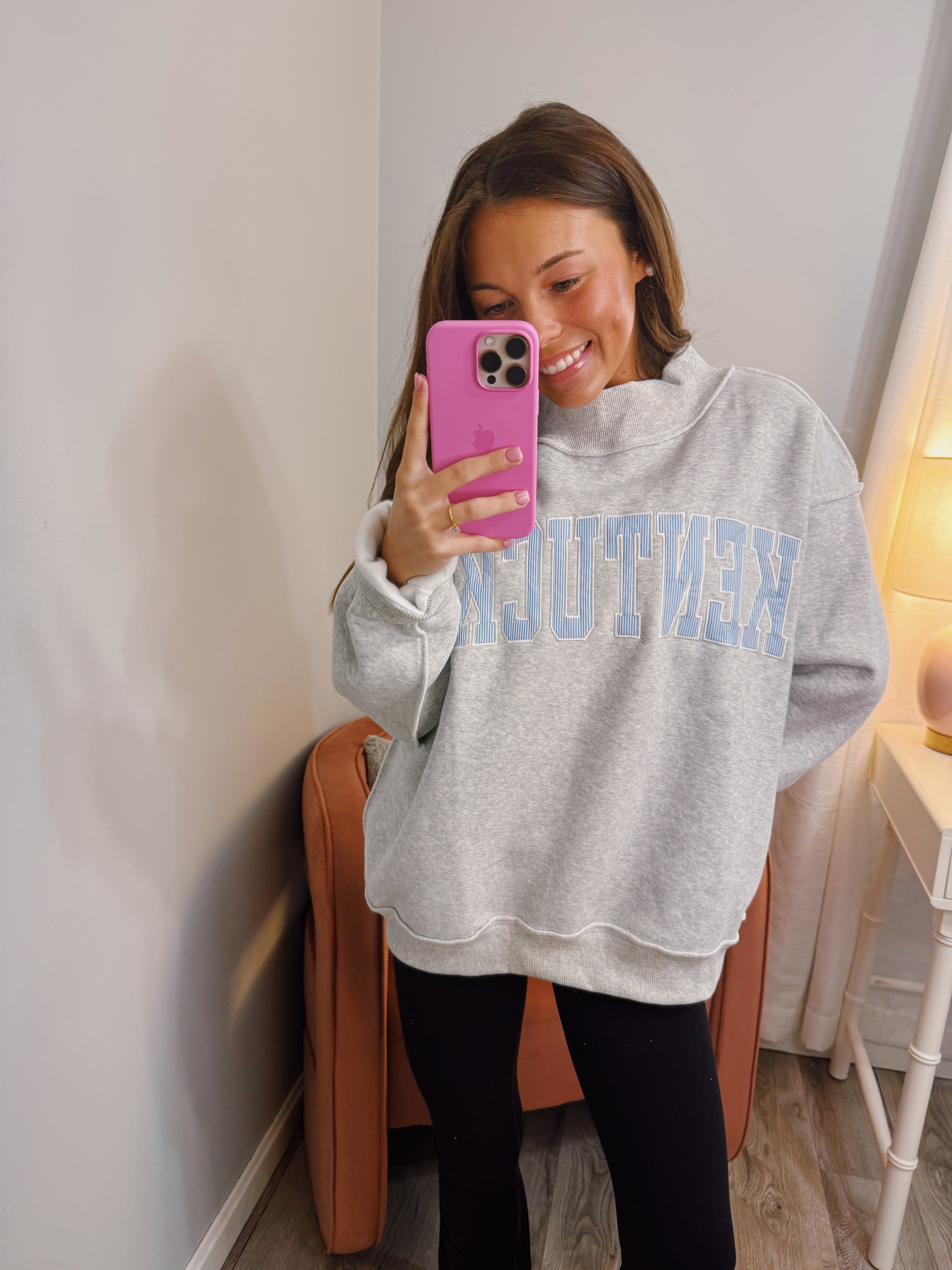 My Old Kentucky Home Mock Neck Sweatshirt