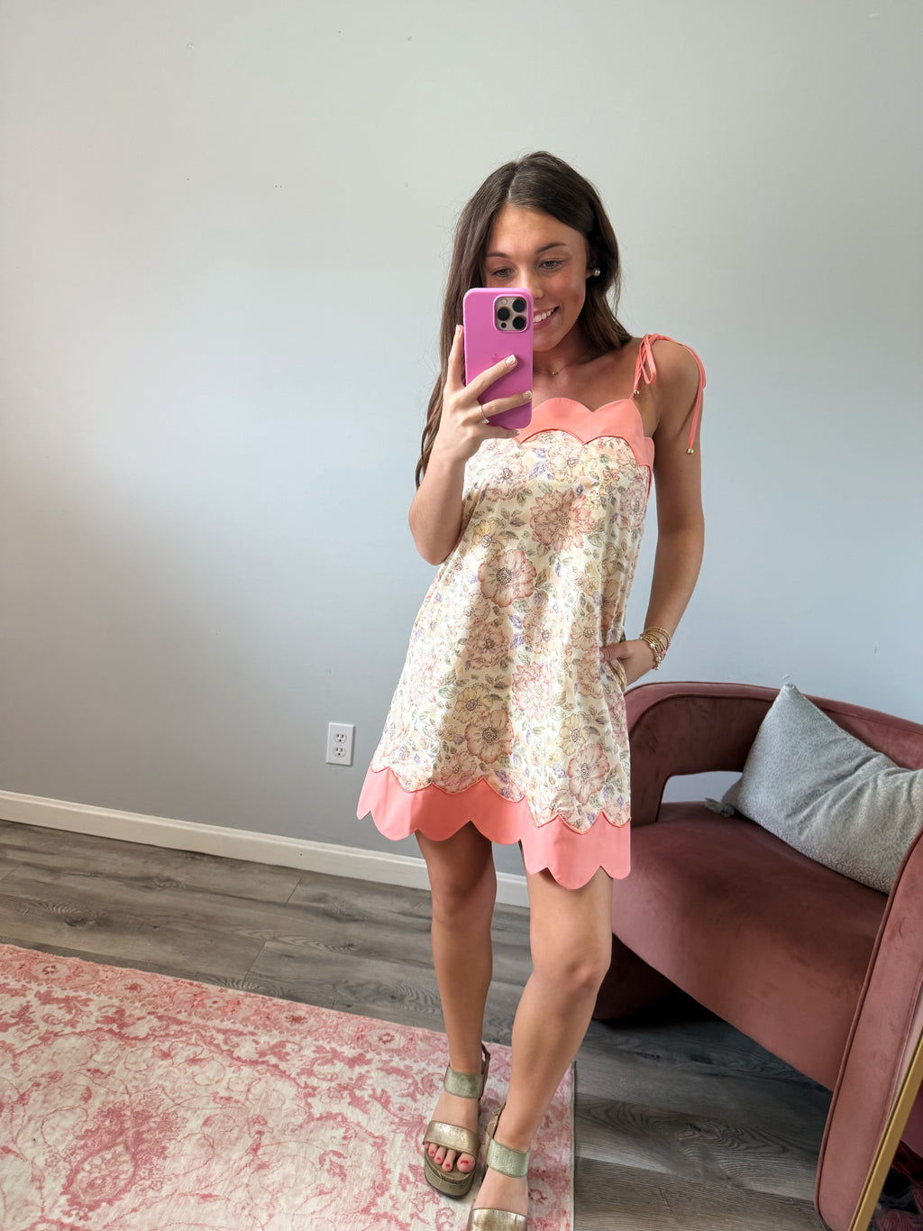 Just Peachy Mini Dress