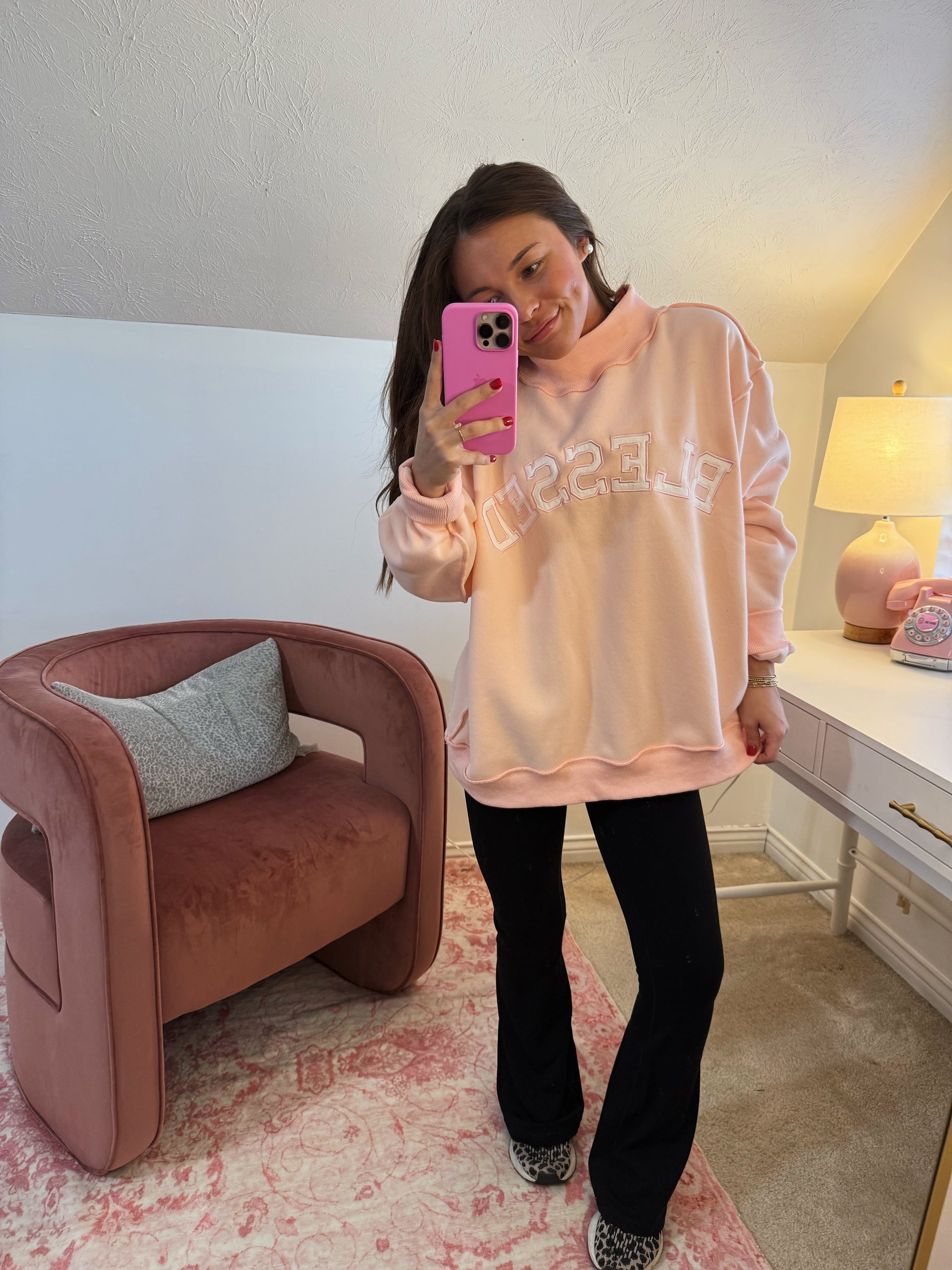 Blessed Mockneck Sweatshirt