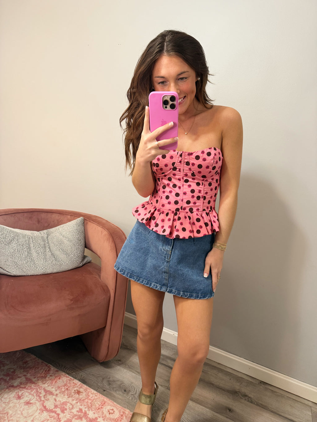 Oh What Fun Strapless Top