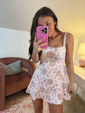 Pink Petals Athletic Romper