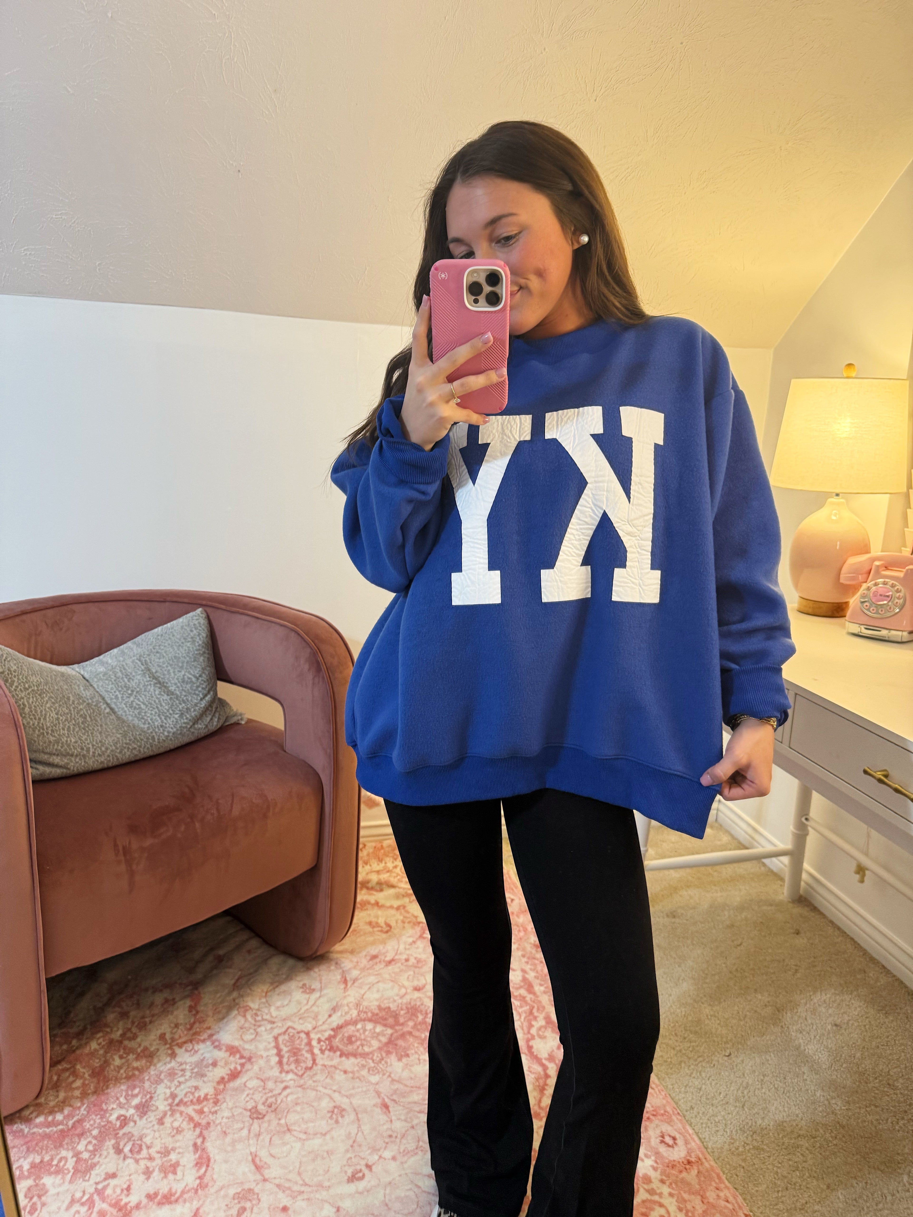 Kentucky X KY Mockneck Sweatshirt - Blue