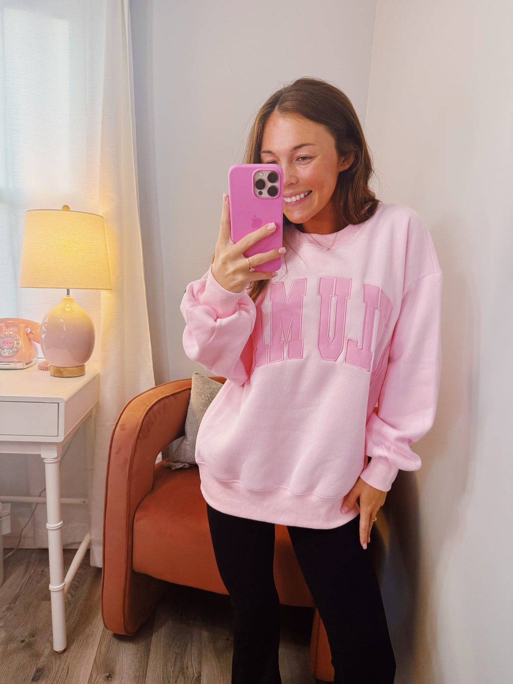 LULU MAC Pink Sweatshirt