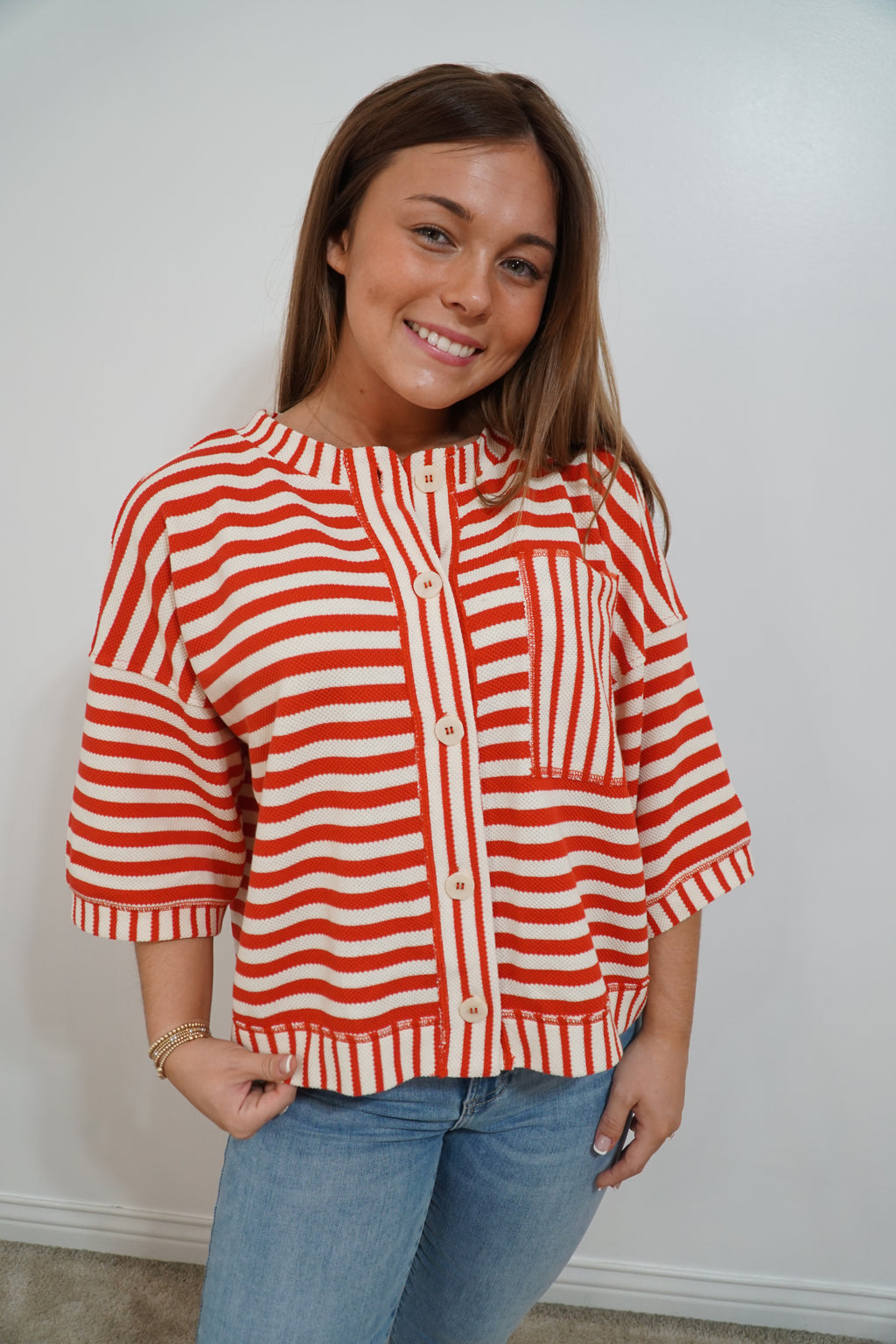 Candy Cane Land Top