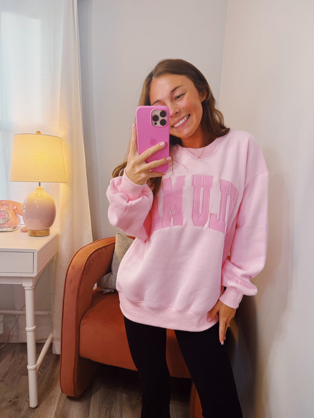 LULU MAC Pink Sweatshirt