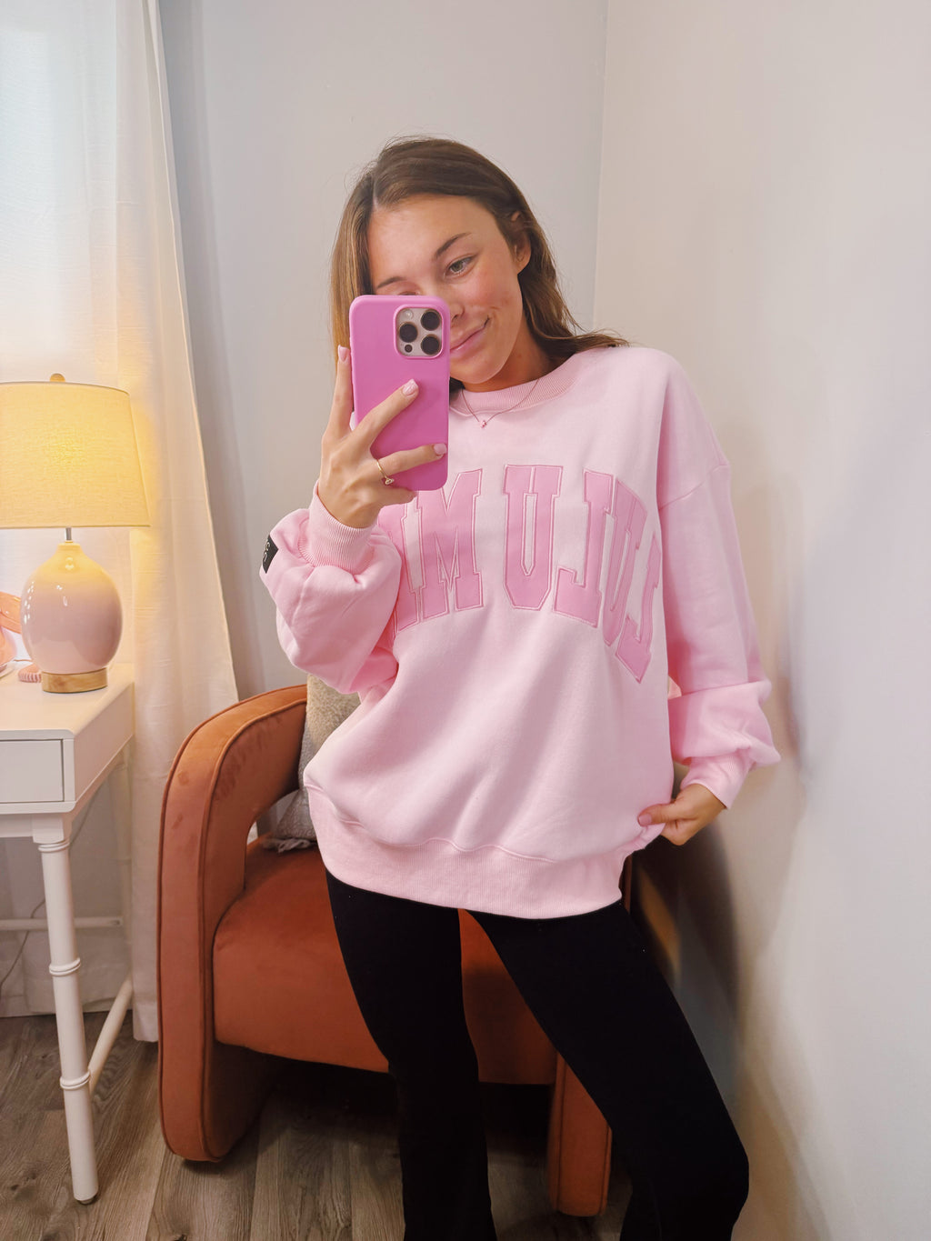 LULU MAC Pink Sweatshirt
