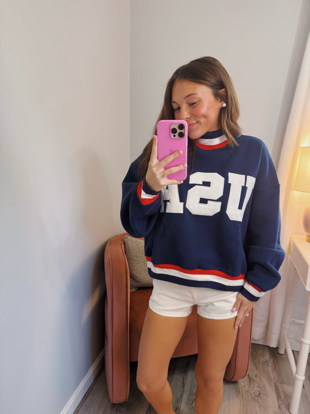 Party In The USA Mock Neck