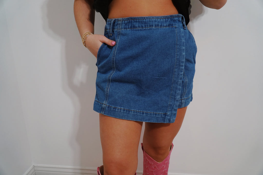 A Denim Dream Skort